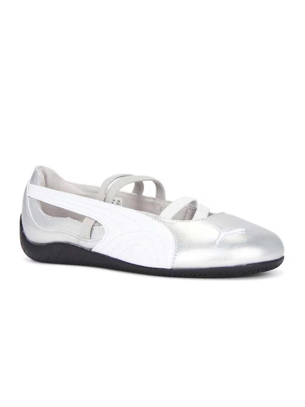Puma Silver and White Speedcat Ballet